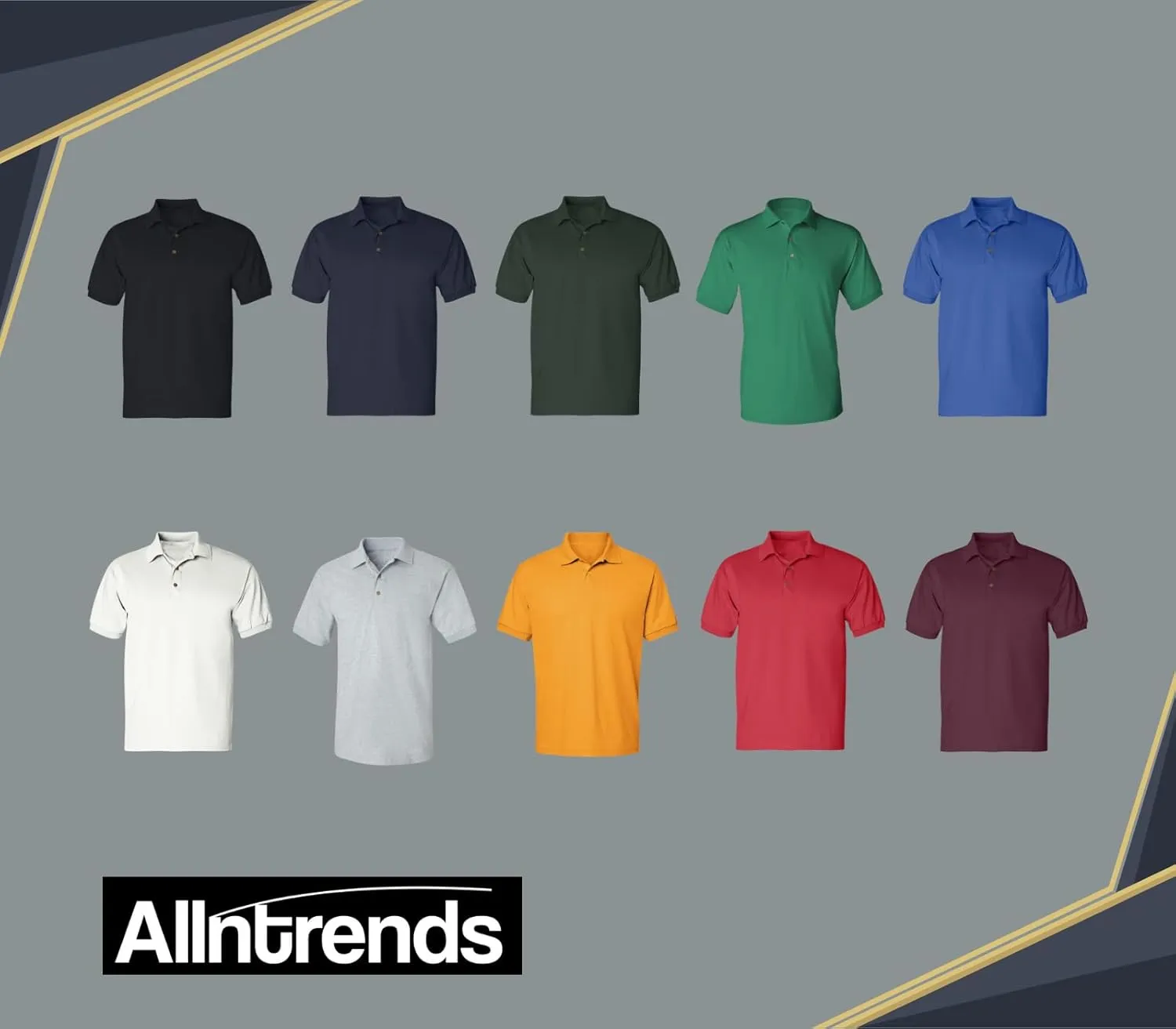 ALLNTRENDS FedEx Men's Polo T Shirt Embroidered FedEx Ground Apparel