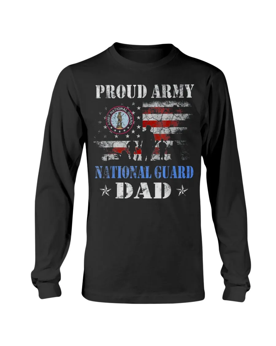 Army National Guard Dad Grunge T-shirts