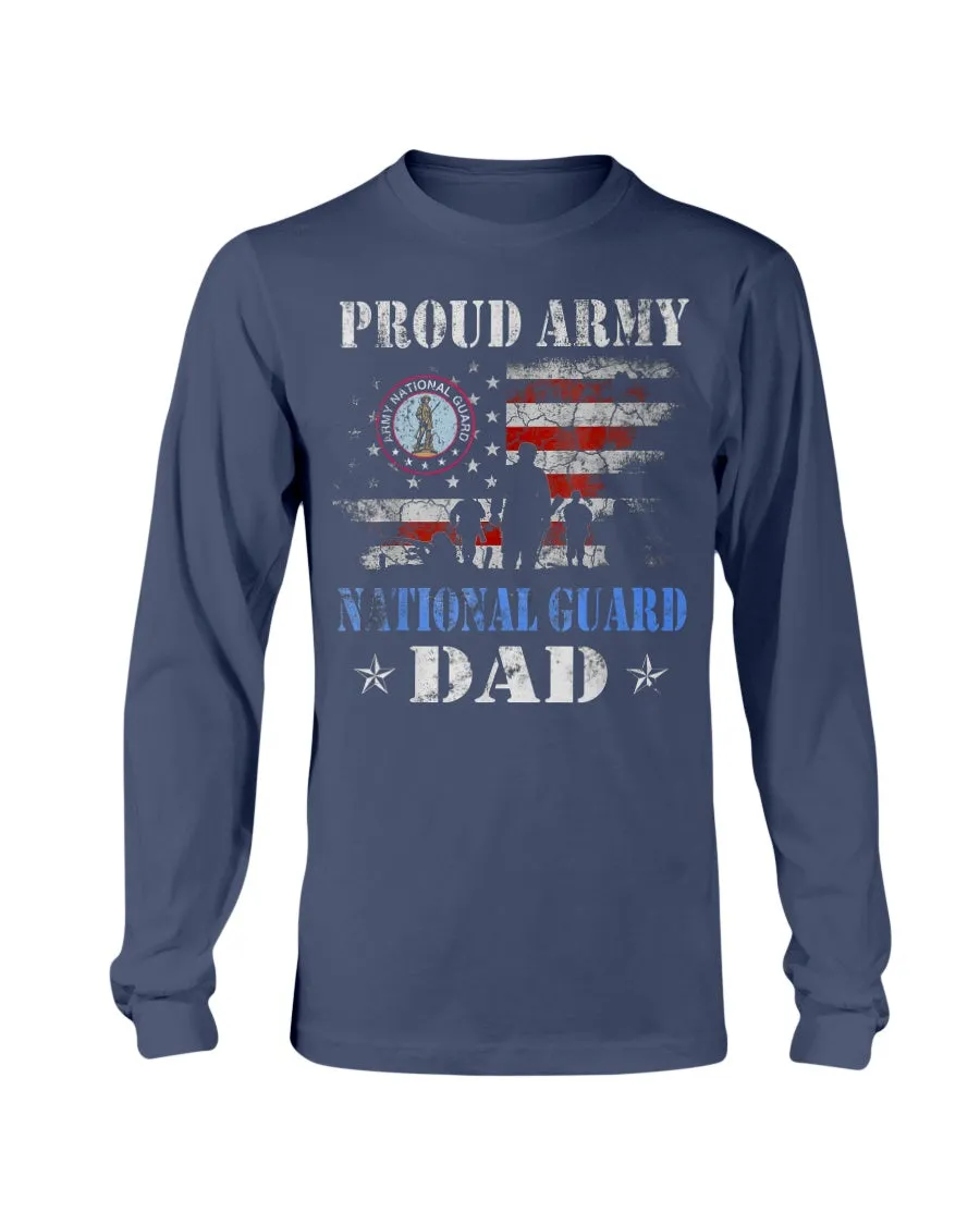 Army National Guard Dad Grunge T-shirts