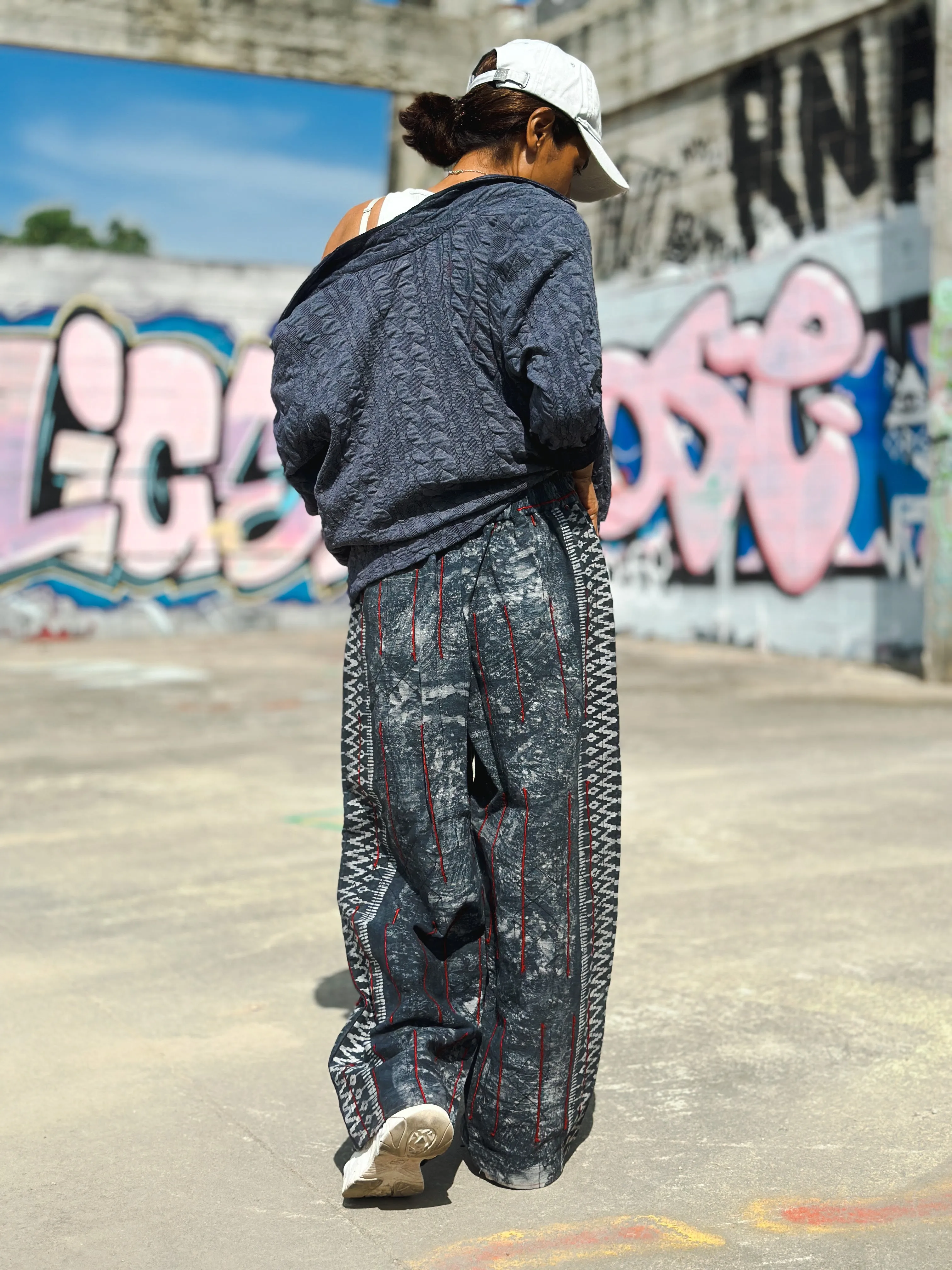 Batik hemp pants