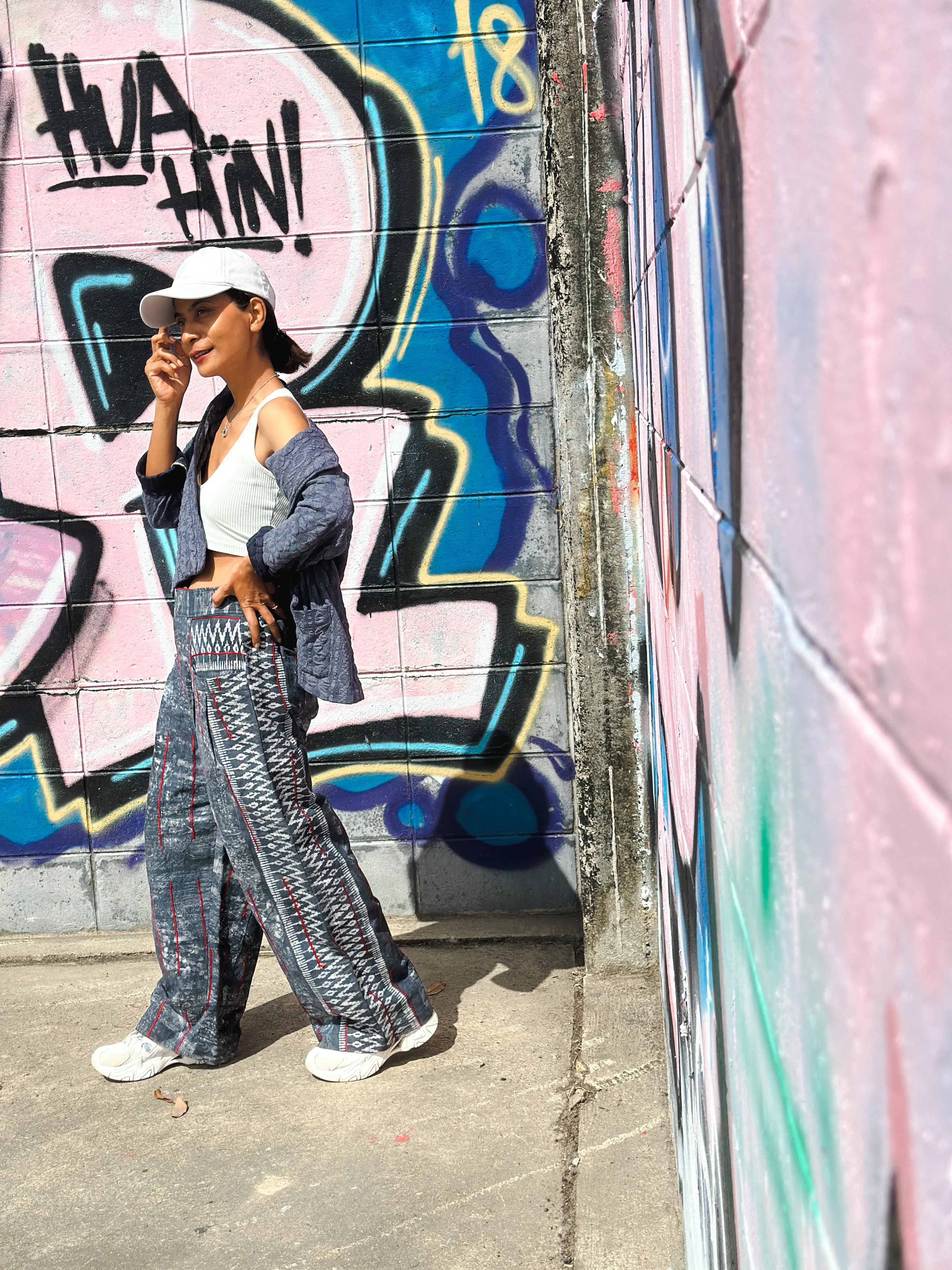 Batik hemp pants