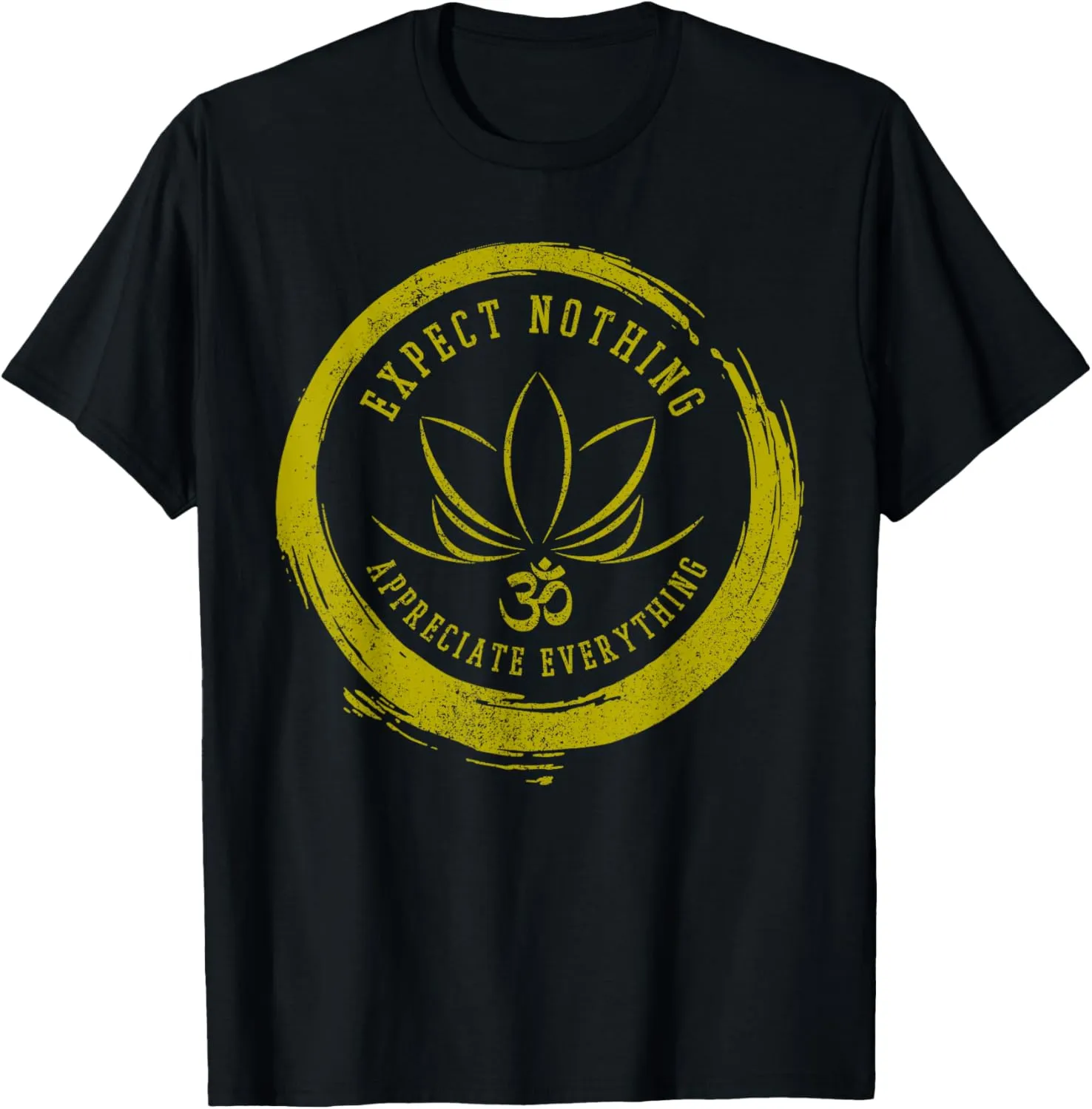 Buddhism Saying Lotus Flower Om Symbol Yoga Gift T-Shirt
