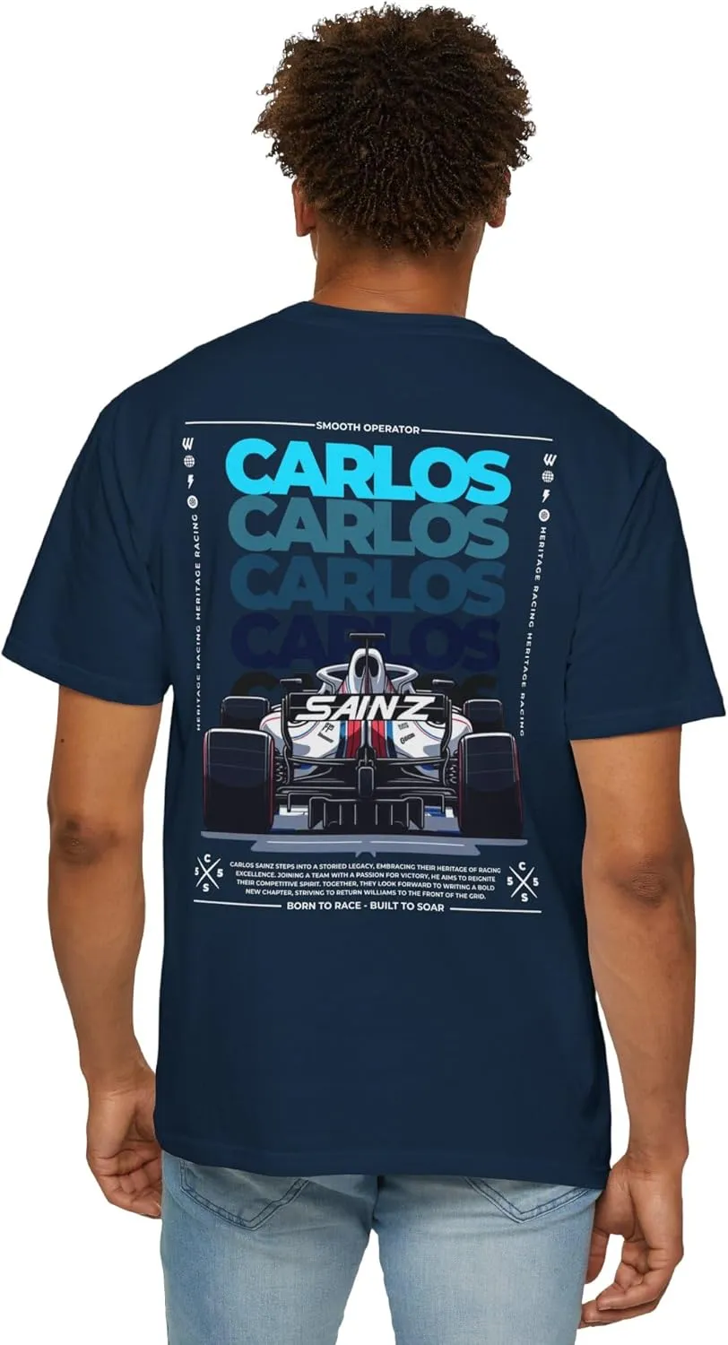 Carlos Sainz Next Chapter Unisex T-Shirt  Bold Graphic Design | Racing Tribute Tee | Comfortable Fan Apparel