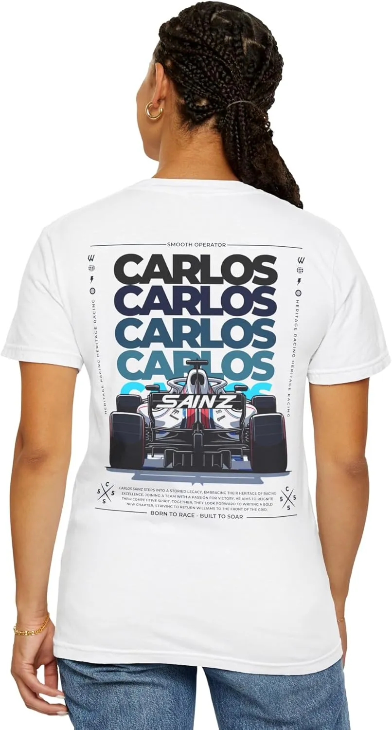 Carlos Sainz Next Chapter Unisex T-Shirt  Bold Graphic Design | Racing Tribute Tee | Comfortable Fan Apparel