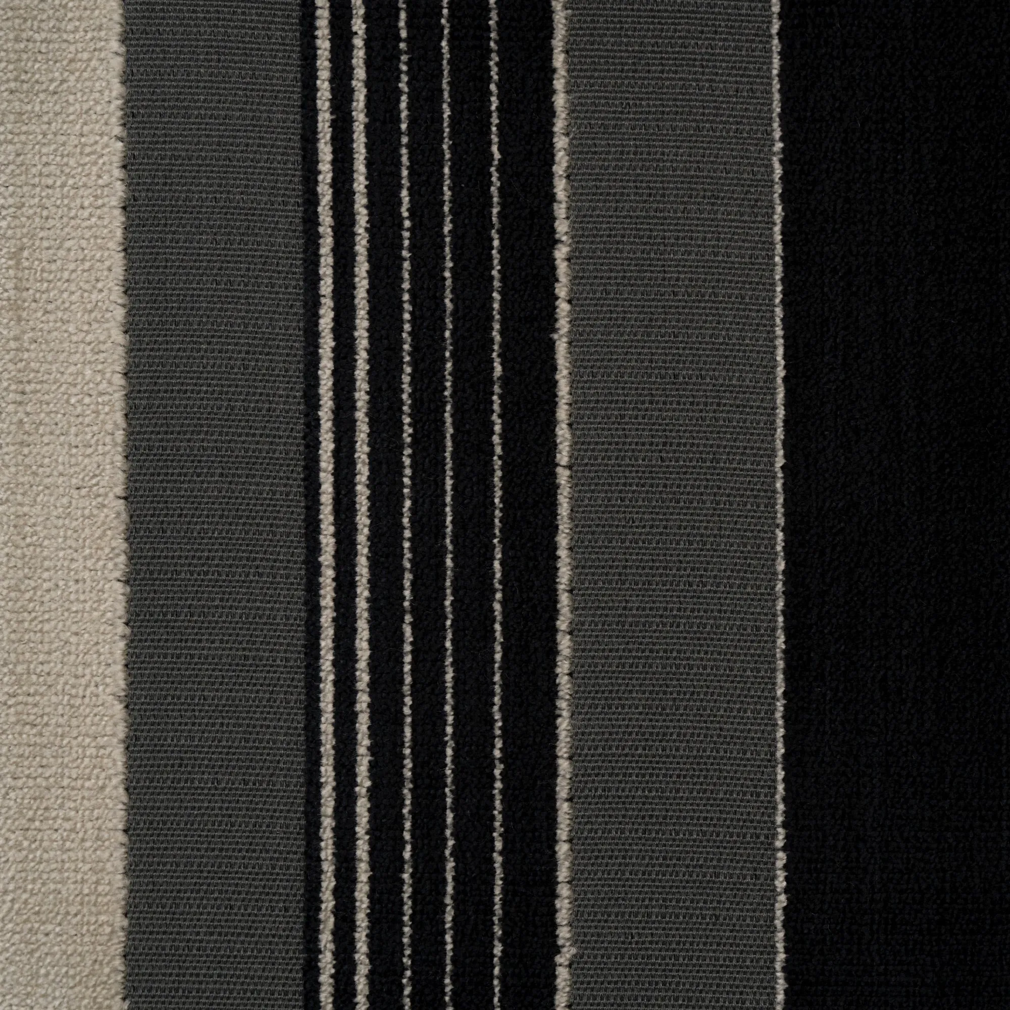 CAYMAN - BOLD VERTICAL STRIPES CUT VELVET UPHOLSTERY FABRIC BY THE YARD