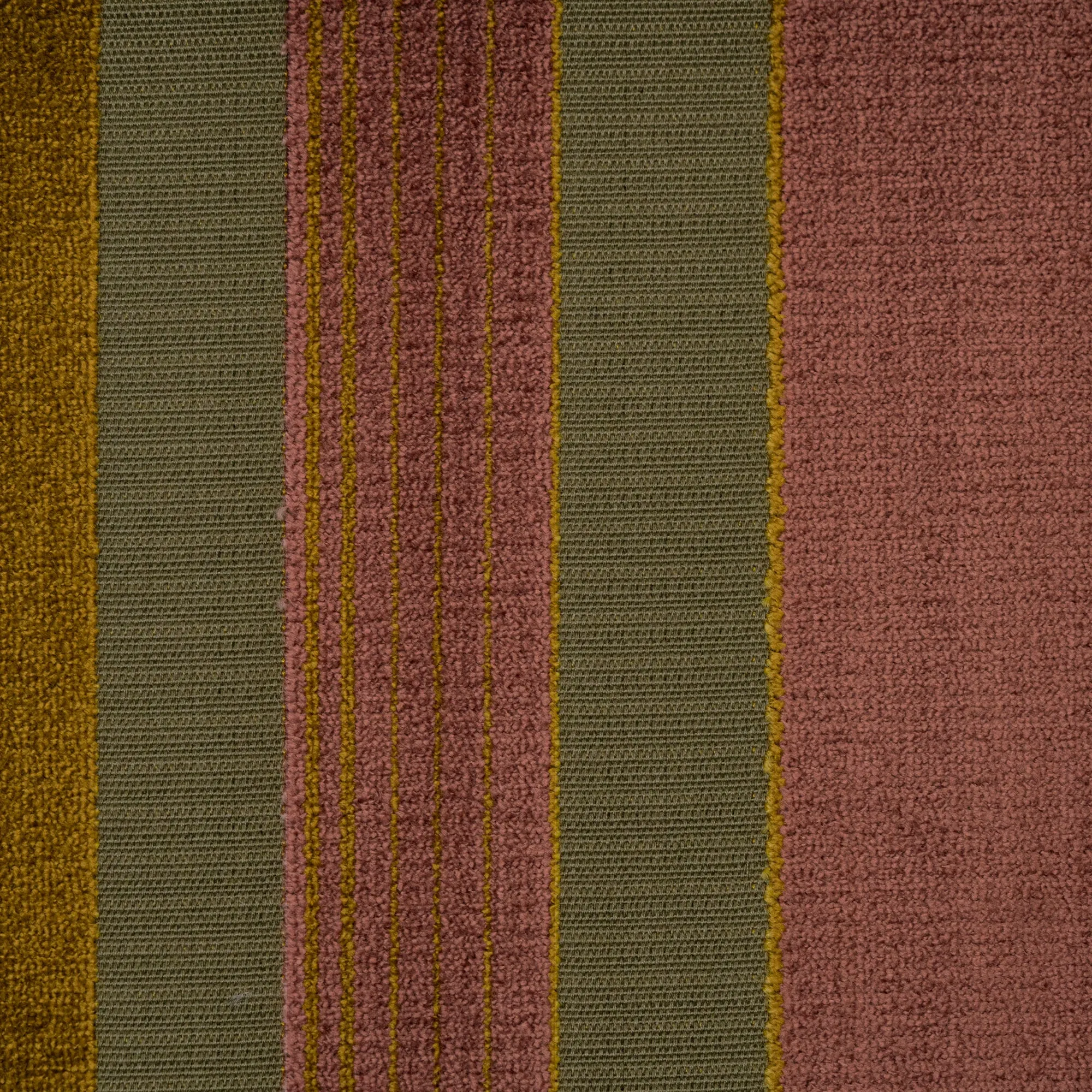 CAYMAN - BOLD VERTICAL STRIPES CUT VELVET UPHOLSTERY FABRIC BY THE YARD