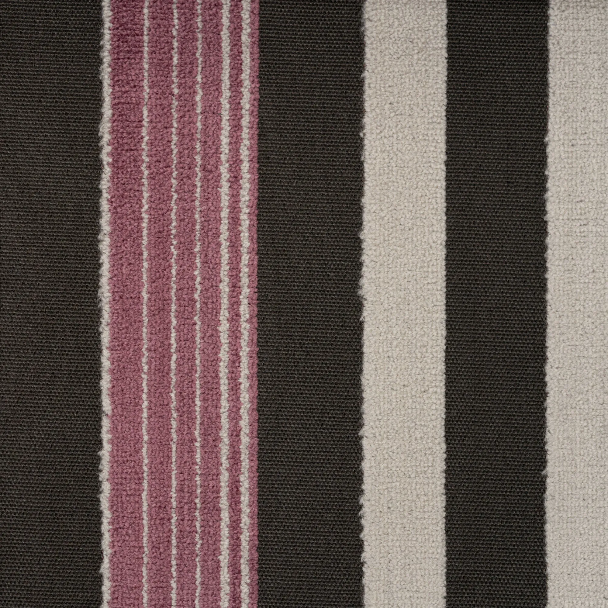 CAYMAN - BOLD VERTICAL STRIPES CUT VELVET UPHOLSTERY FABRIC BY THE YARD