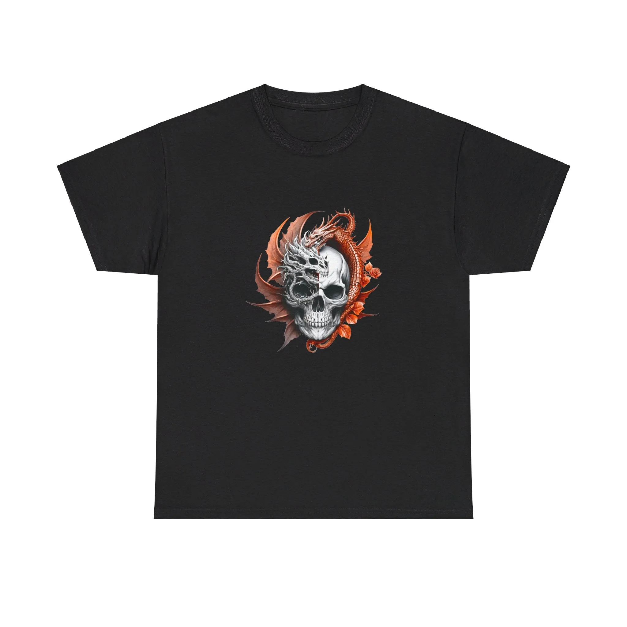 Dragon Skull Unisex Heavy Cotton Tee