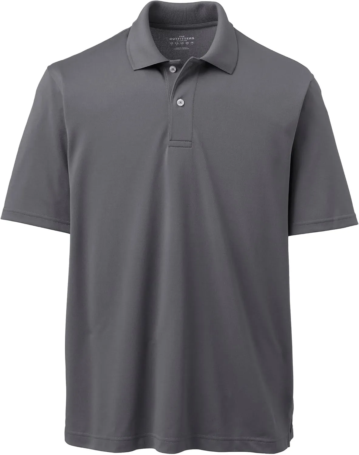 Lands' End Men's Short Sleeve Polyester Polo