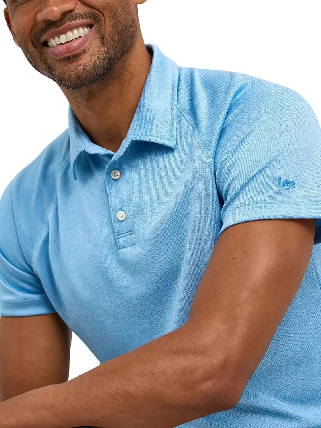 Lee Men's Golf Series Short Sleeve Performance Polo Shirt