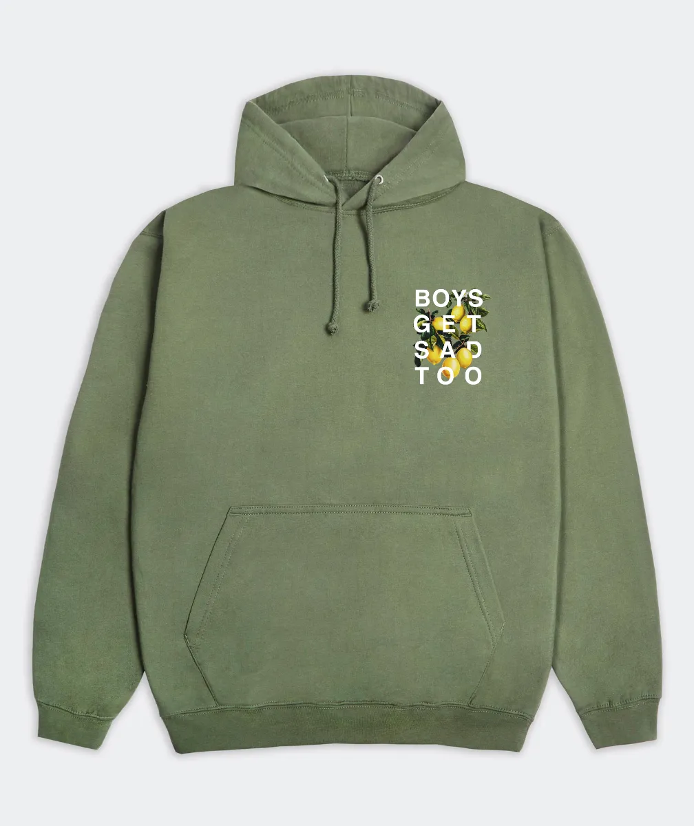 LEMON HOODY MOSS GREEN