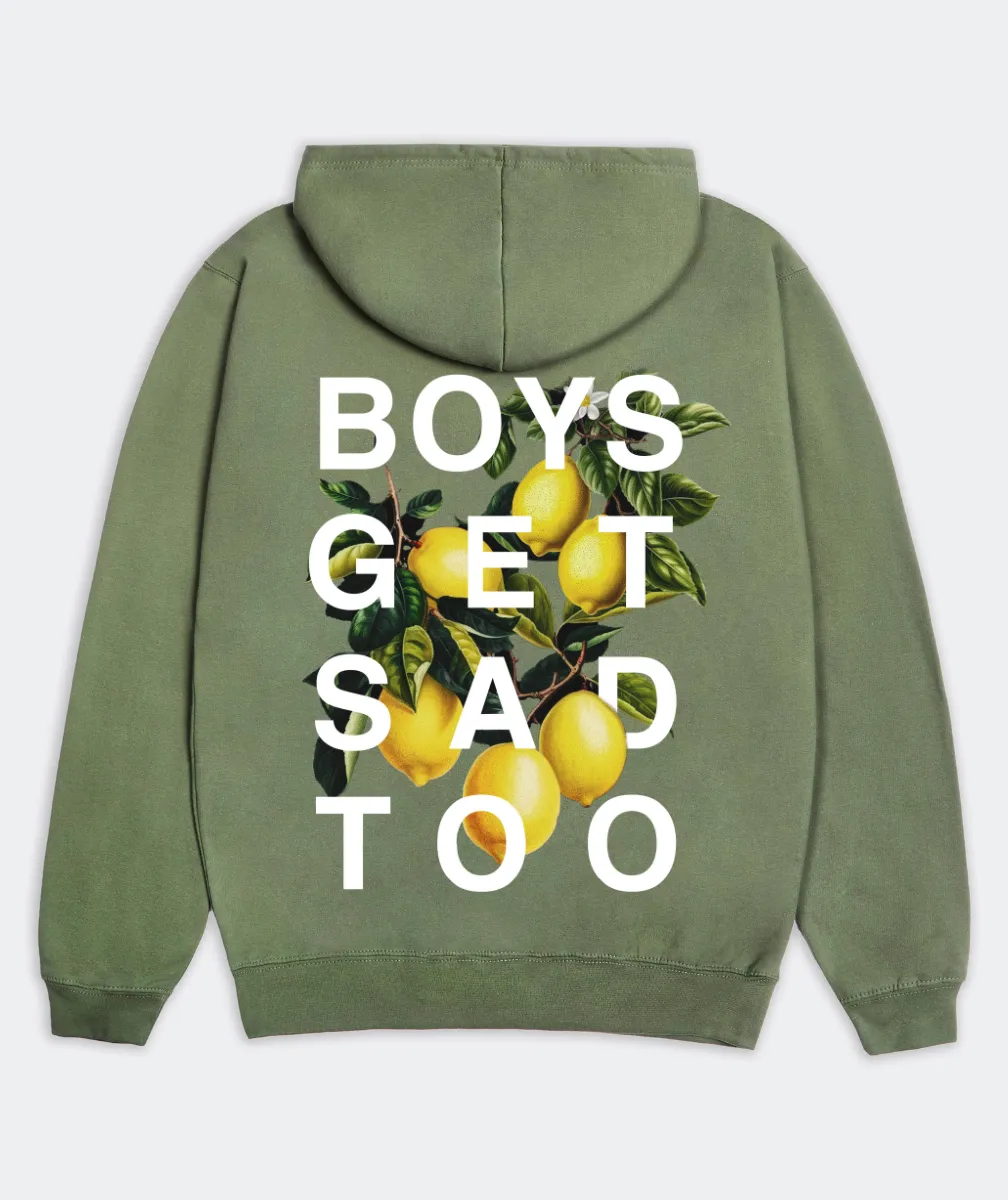 LEMON HOODY MOSS GREEN