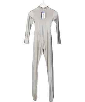 Leohex Metallic Spandex Bodysuit UK M