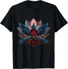 Lotus Flower Vintage Japanese Zen Buddhism Yoga T-Shirt