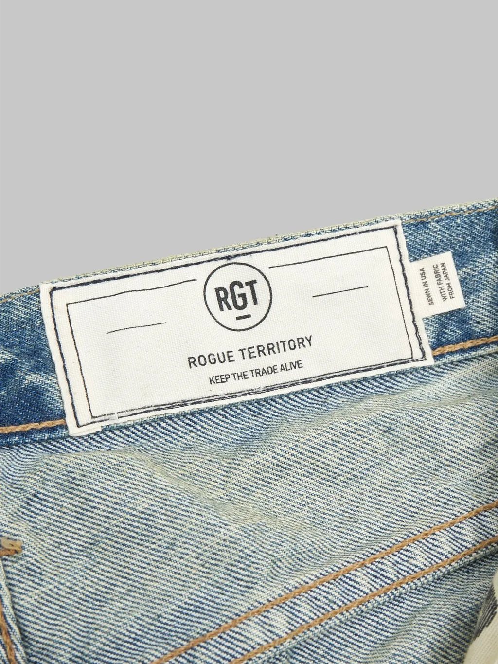 Rogue Territory 15.25oz Strider Light Indigo Wash Jeans