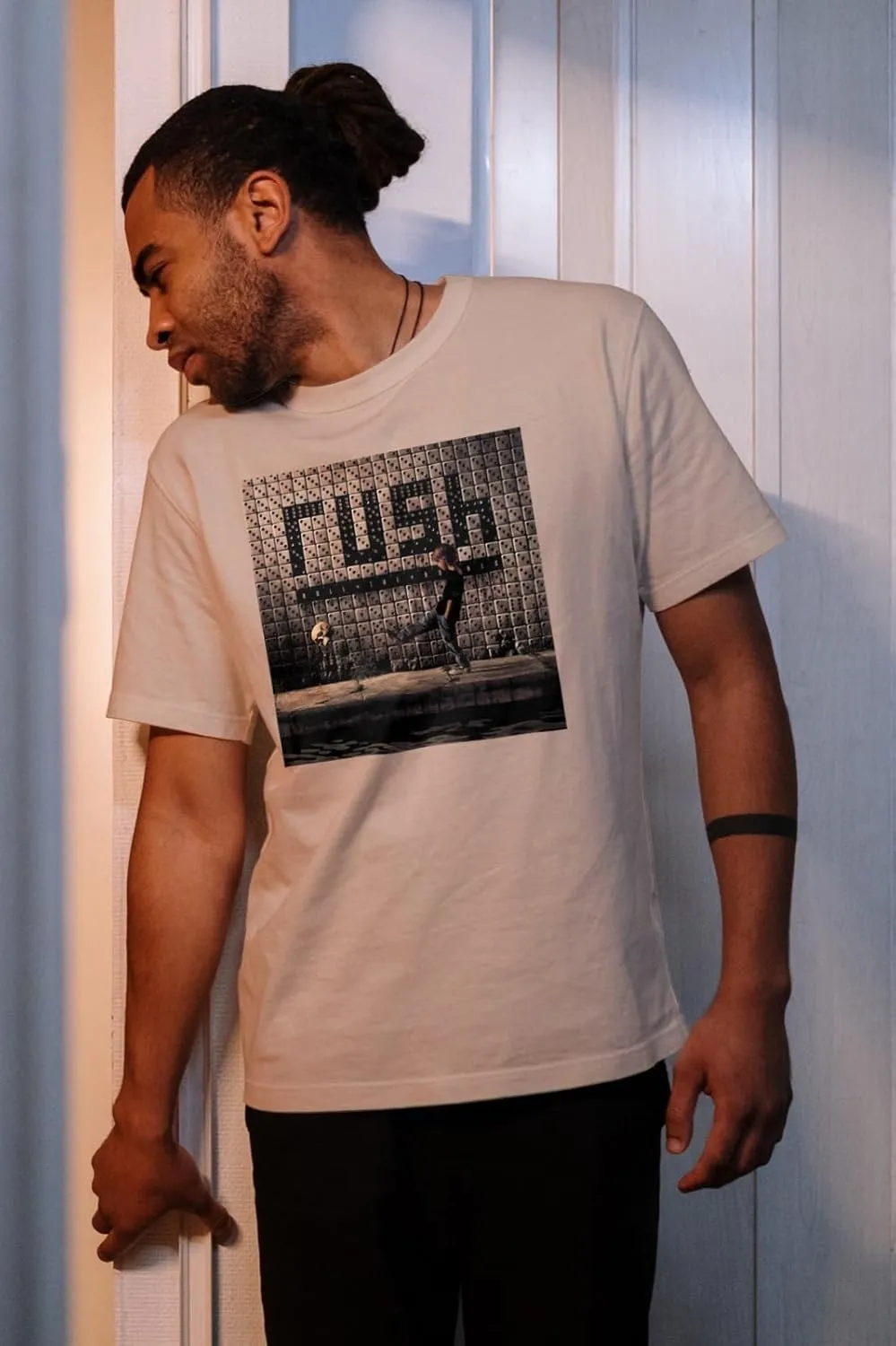 Rush Band T Shirt Rush The Bones Adult Natural Short Sleeve 90s Canadian Rock Music Graphic Tees