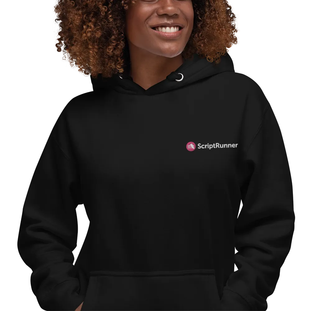 ScriptRunner - Embroidered Unisex Hoody
