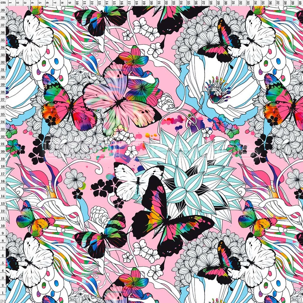 Spandex Flutter Pink