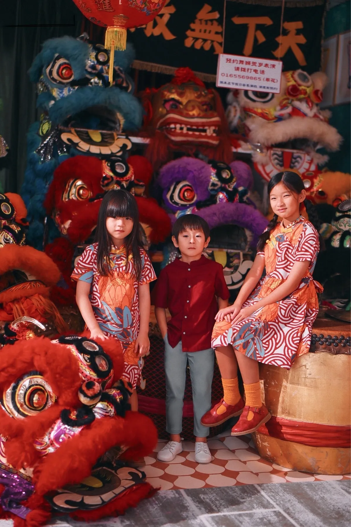 The Chinatown Cheongsam Dress - Bloom