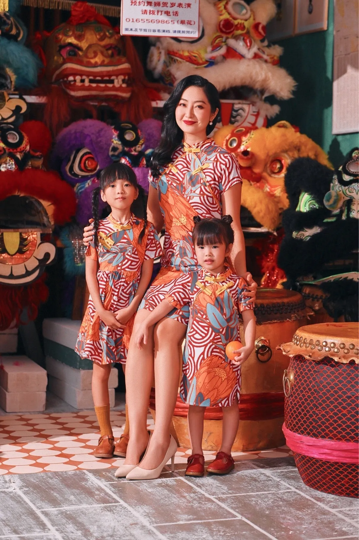 The Chinatown Cheongsam Dress - Bloom