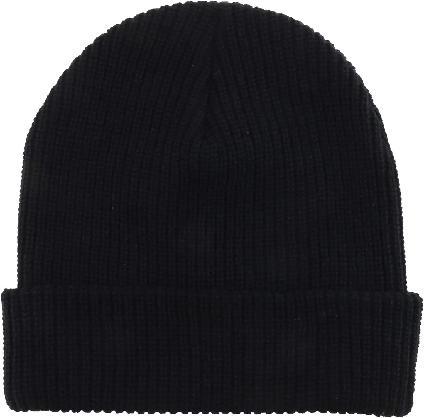 Trendy Apparel Shop Oversized Big Size Plain Ribbed Knit Cuff Long Beanie Hat