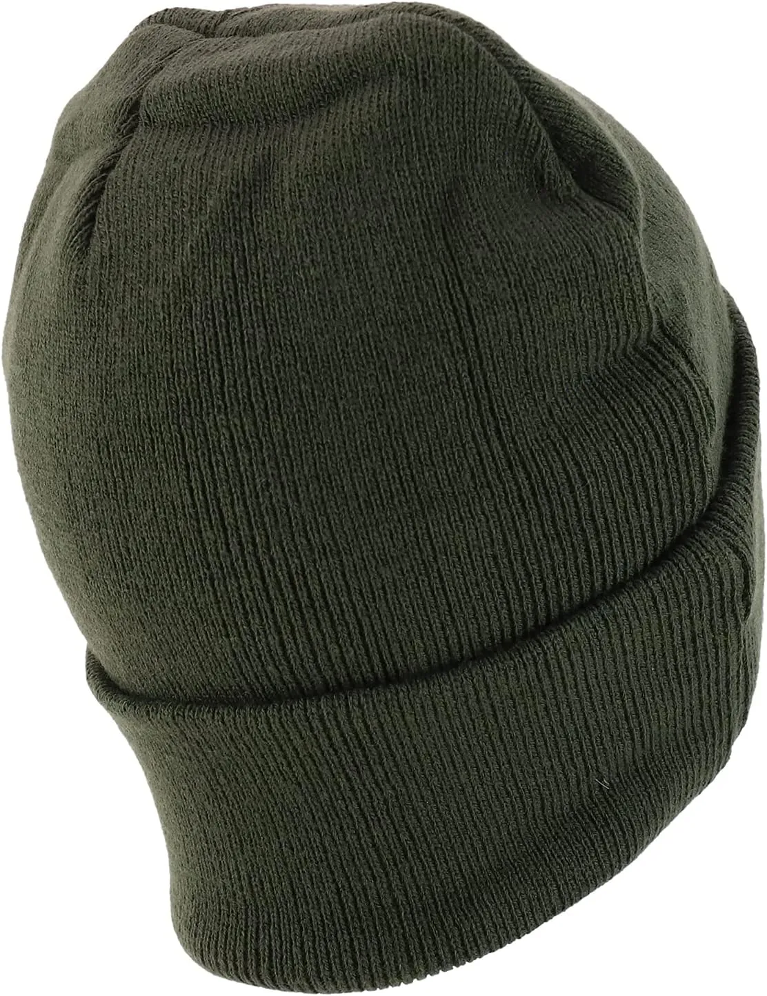 Trendy Apparel Shop XXL Oversized Solid Cuff Long Stretchy Winter Beanie Hat