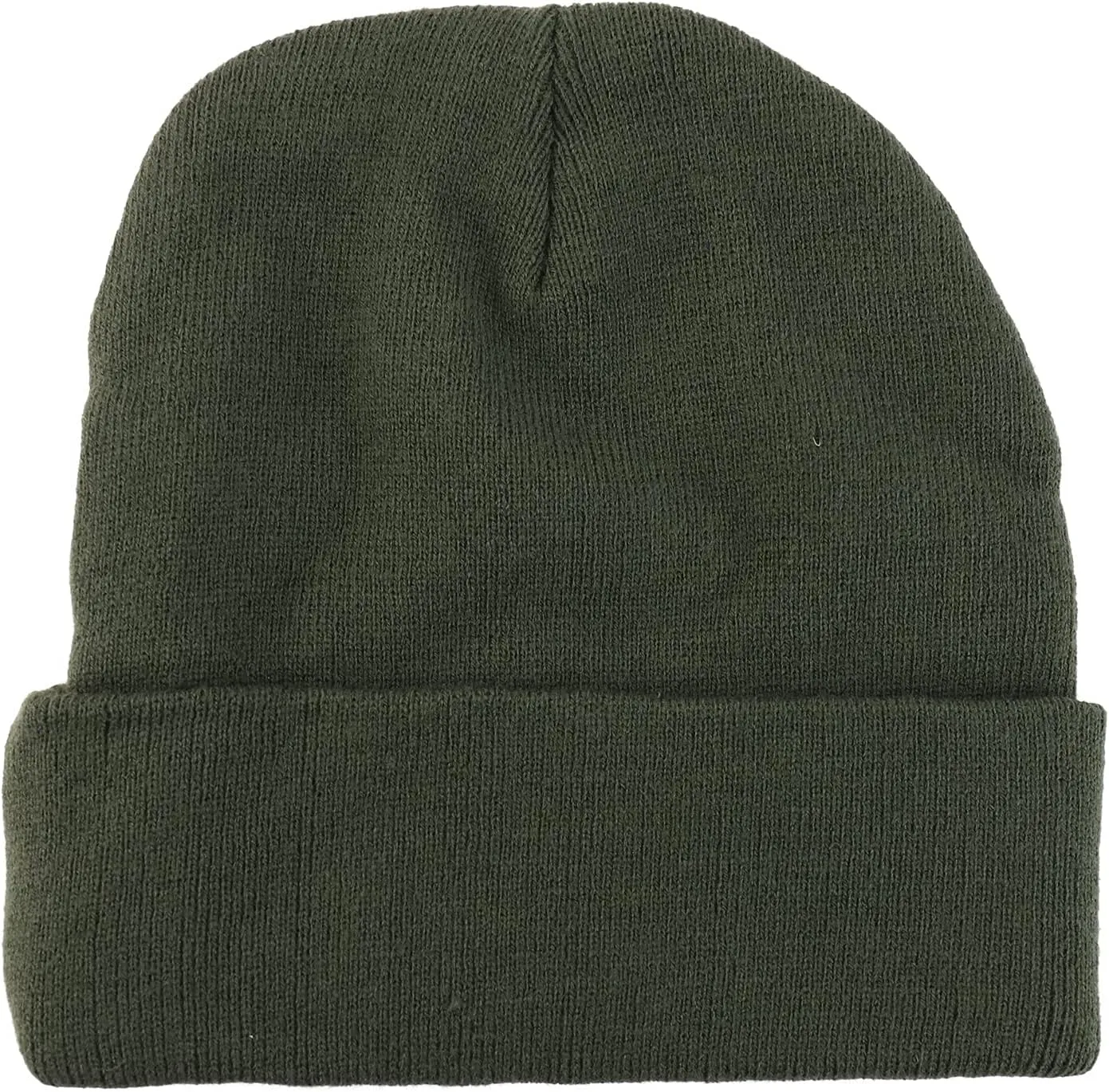 Trendy Apparel Shop XXL Oversized Solid Cuff Long Stretchy Winter Beanie Hat