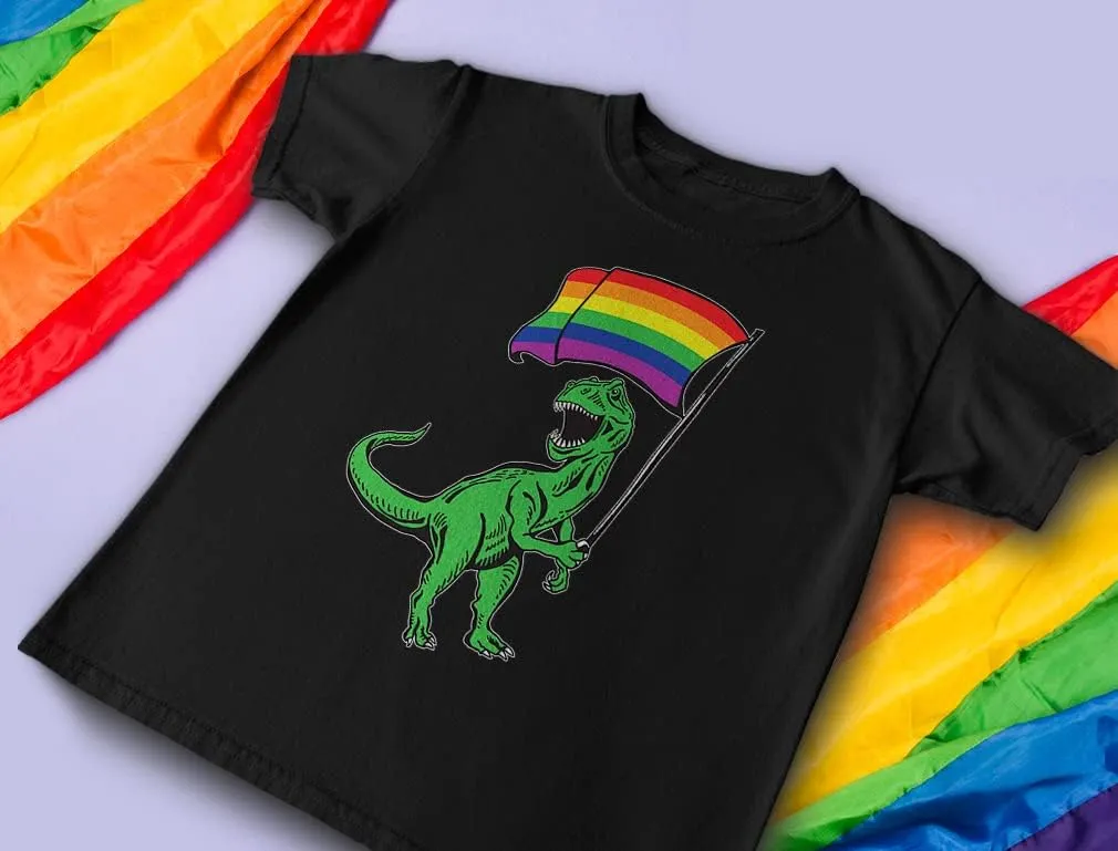 Tstars Love Pride Shirt for Men | LGBTQ Gifts - Gay Equality Rainbow Flag Mens Apparel