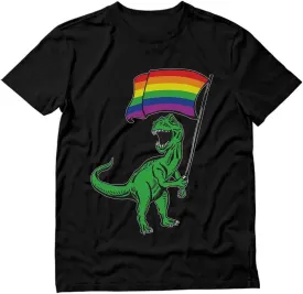 Tstars Love Pride Shirt for Men | LGBTQ Gifts - Gay Equality Rainbow Flag Mens Apparel