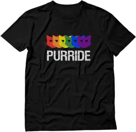 Tstars Love Pride Shirt for Men | LGBTQ Gifts - Gay Equality Rainbow Flag Mens Apparel