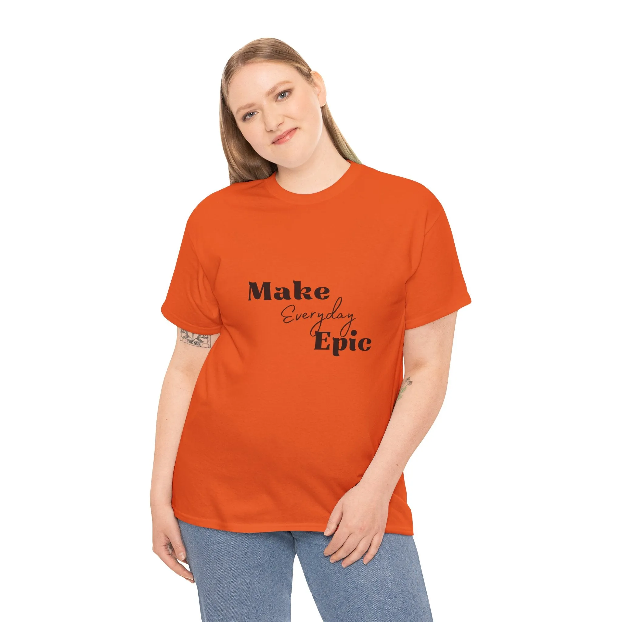 Unisex Heavy Cotton Tee-Make Everyday Epic