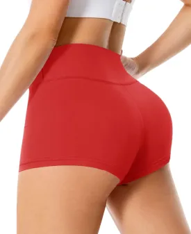 Women's 3"/5" High Waisted Biker Shorts - Spandex Yoga, Workout, Cycling, Volleyball, Dance | Athletic Booty Shorts