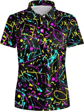 Women's Golf Shirt Moisture Wicking Quick Dry Polo Shirts Golf Outfits Golfer Gifts Ladies Polo Shirts