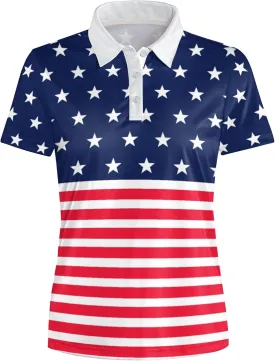 Women's Golf Shirt Moisture Wicking Quick Dry Polo Shirts Golf Outfits Golfer Gifts Ladies Polo Shirts