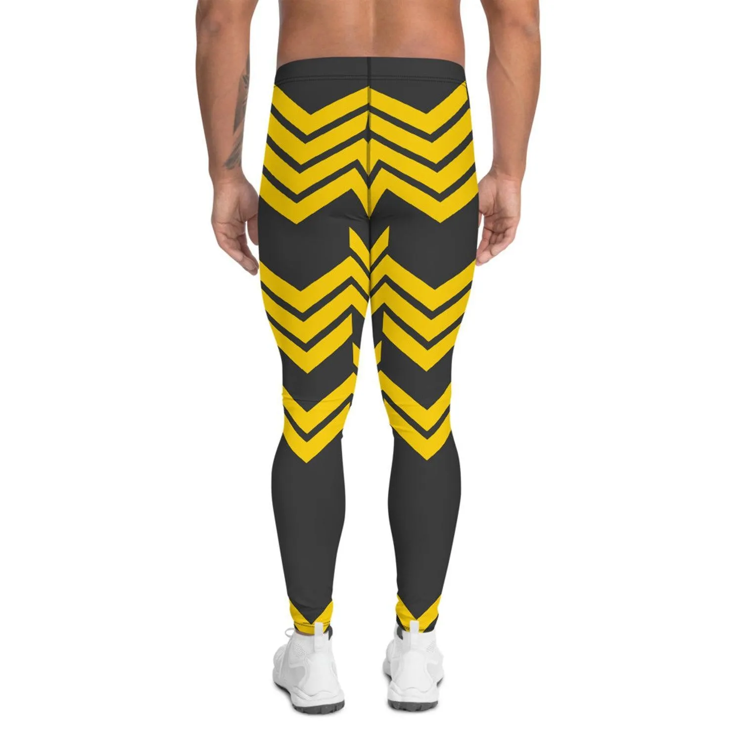 Yellow Arrows Sport Leggings for Men